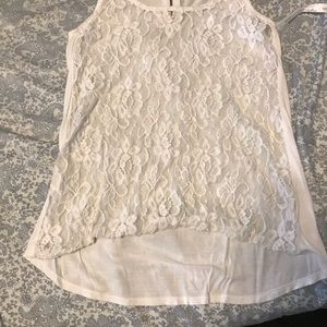 Lace tank top